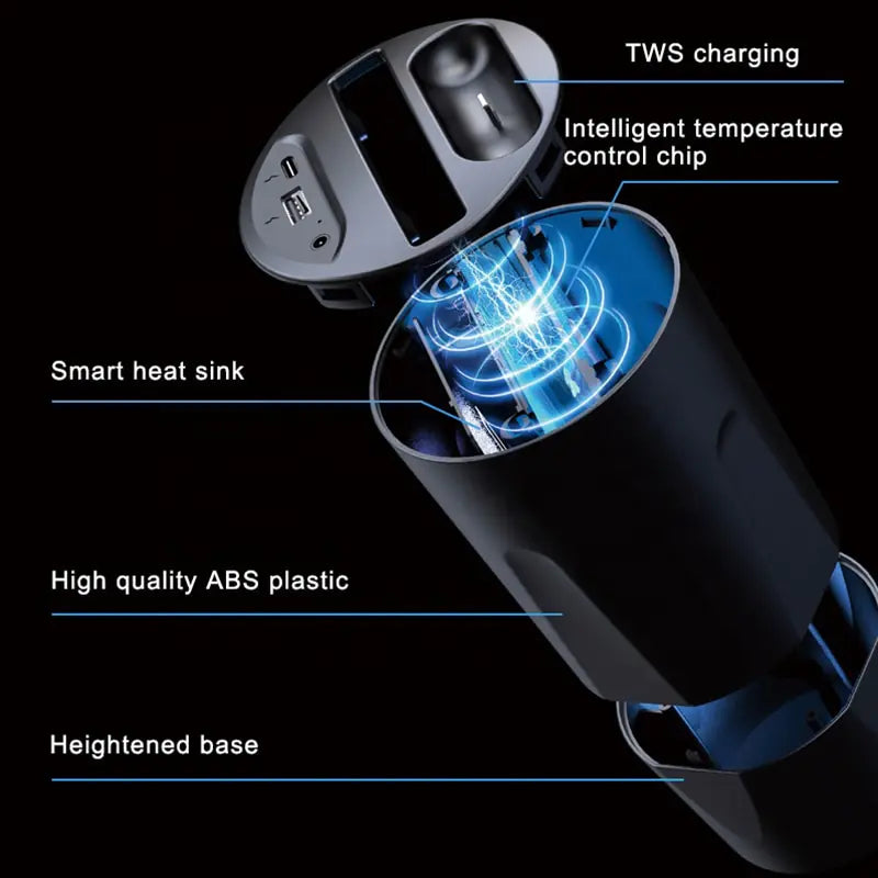 15W Fast Wireless Car Charger Cup For iPhone 14 13 12 11 ProMax XS XR 8 Plus Wireless Charging Holder For Samsung S21 S20 Note10